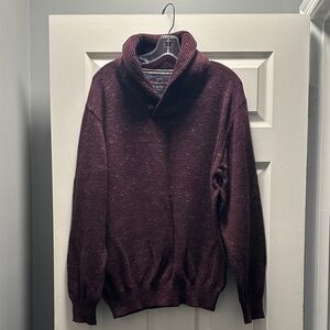 Weatherproof Men's Maroon Turtleneck Sweater